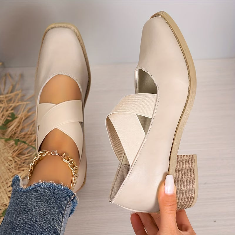 Foot comfort – Cross-strap Mary Jane shoes