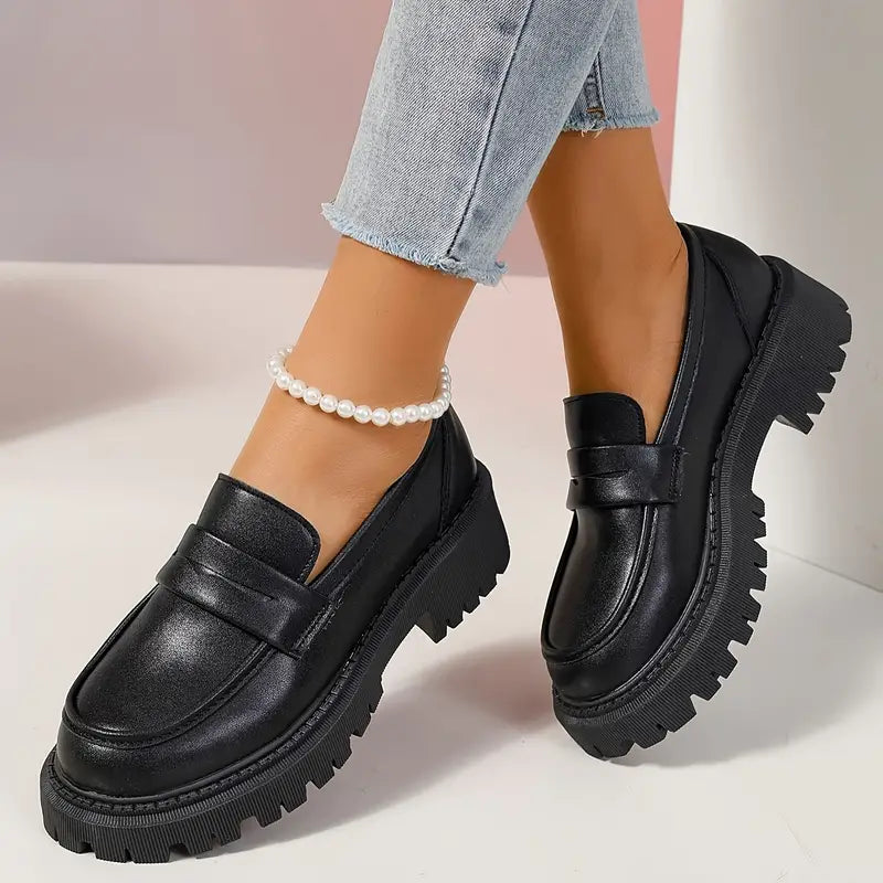 🔥Last Day Promotion 50% OFF - Women's Comfortable Non-slip Leather Loafers