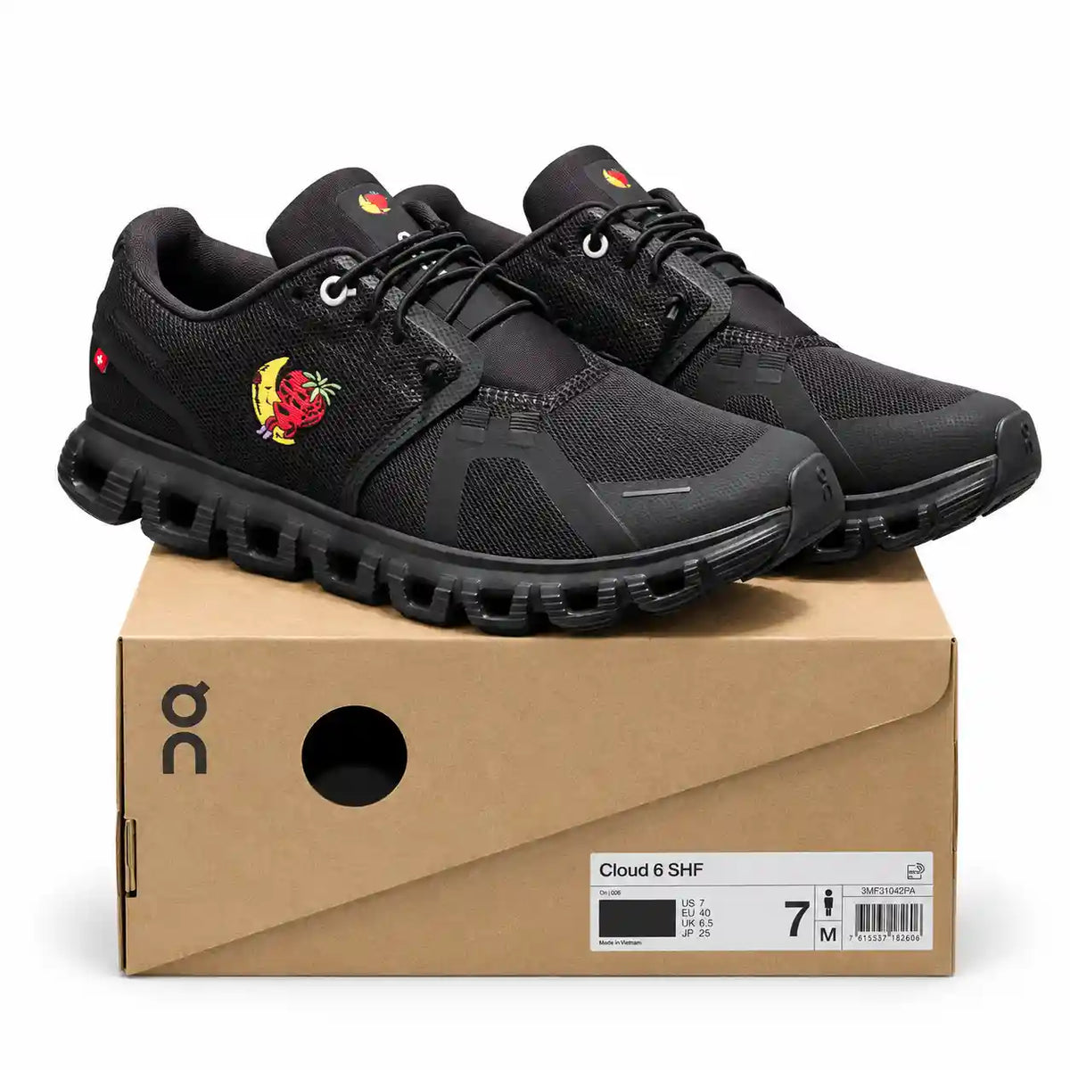 Cloud 6 Black | Black – Embroidered Edition