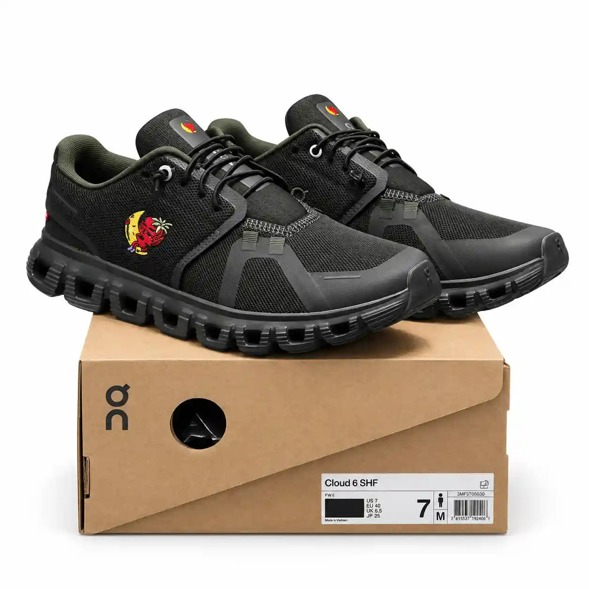 Cloud 6 Black | Black – Embroidered Edition
