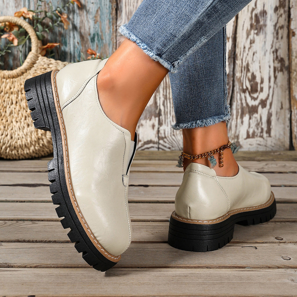 🔥Last Day 60% OFF -Women's Wedge Plus-size Leather Shoes