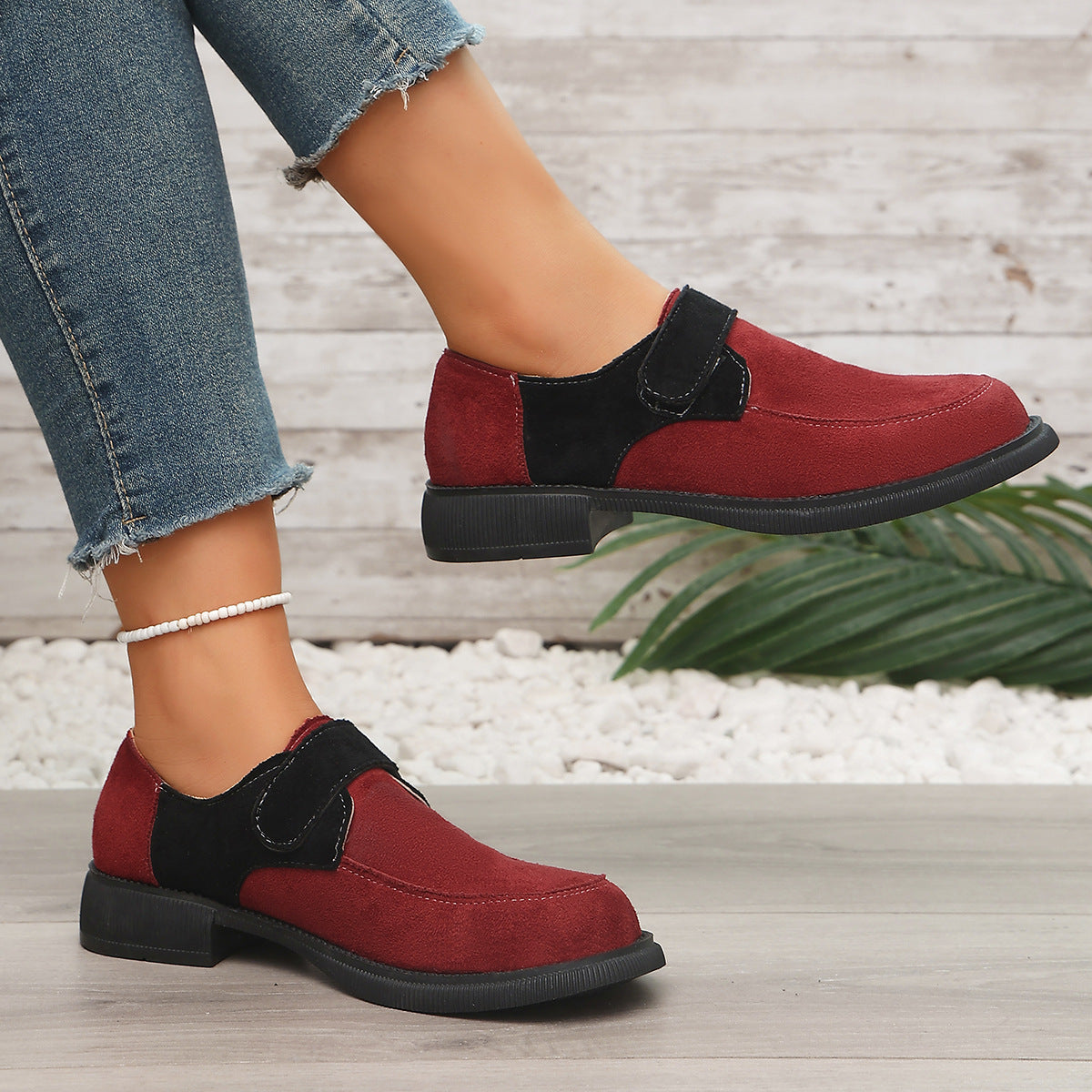 Velcro retro platform loafers ( BUY 2 FREE SHIPPING )