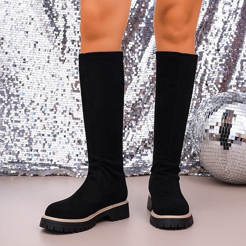 Women's Chunky Platform Comfortable Support Boots