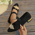 Foot comfort – French rhinestone plus size shoes