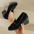 Tassel Pointed-Toe Studded Loafers ( BUY 2 FREE SHIPPING )