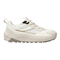 Off White Gold Accent Hiking Shoes