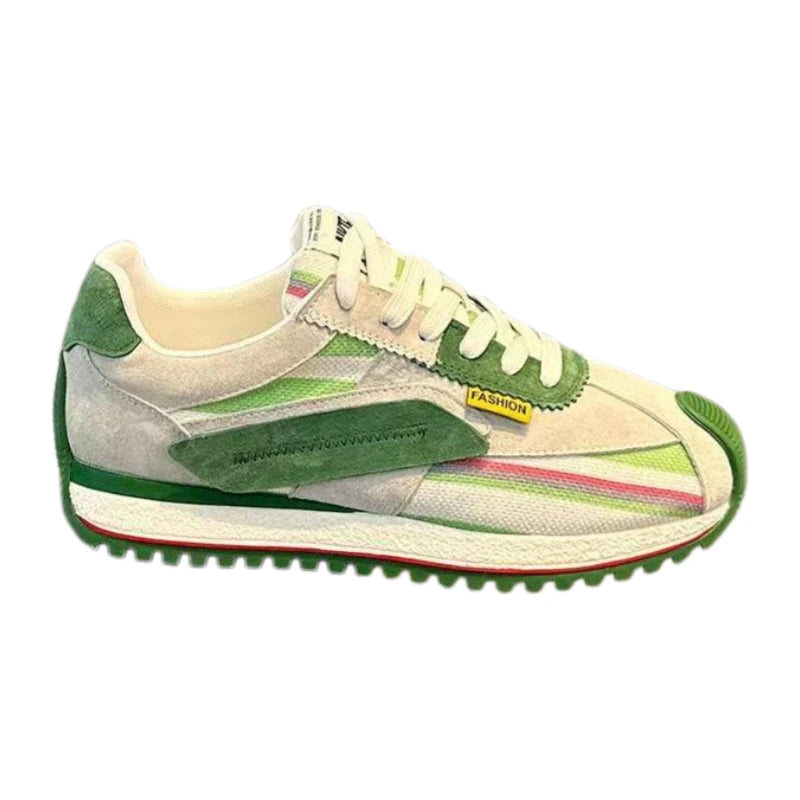 Unisex Green Retro Trainers