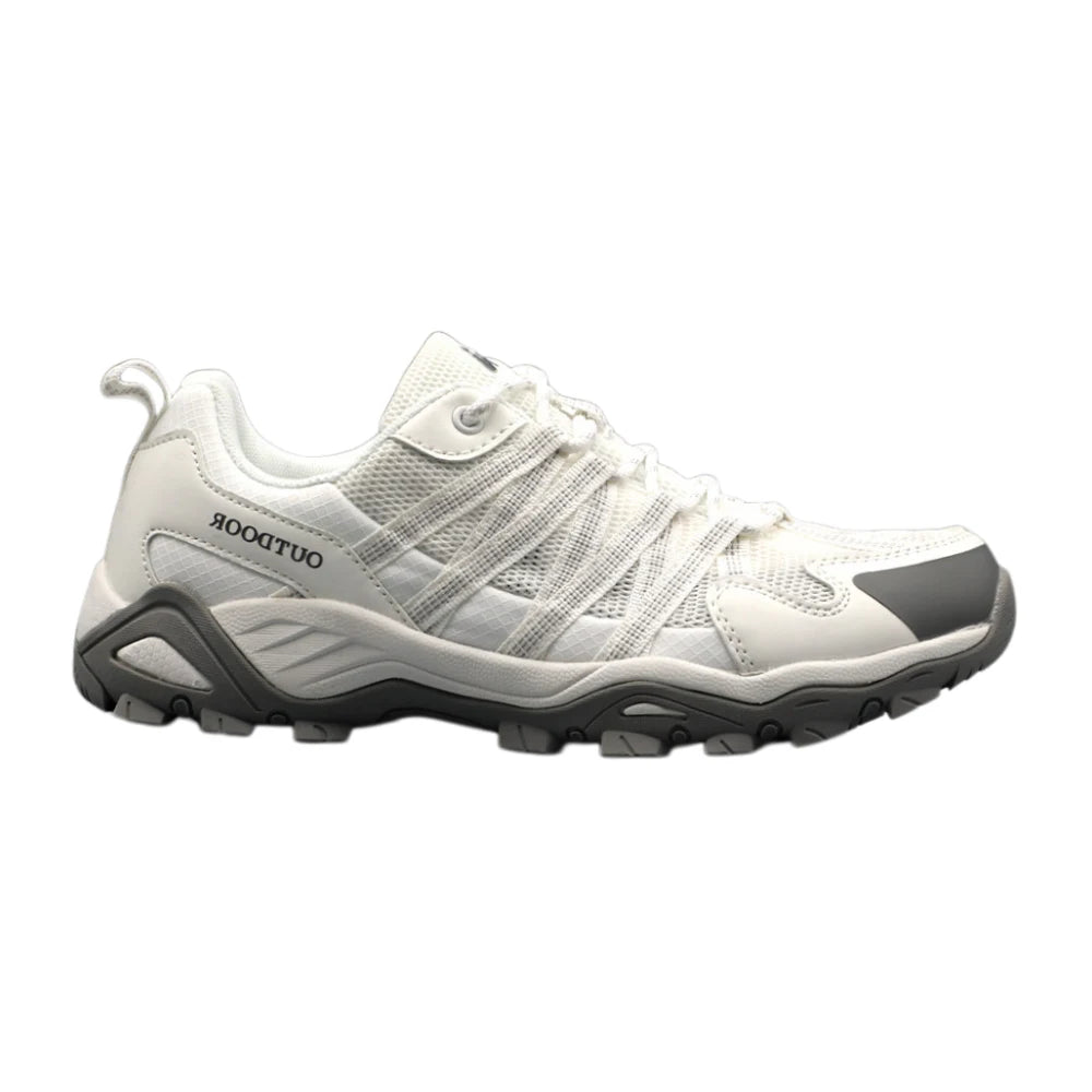 White Gray Toe Trail Shoes