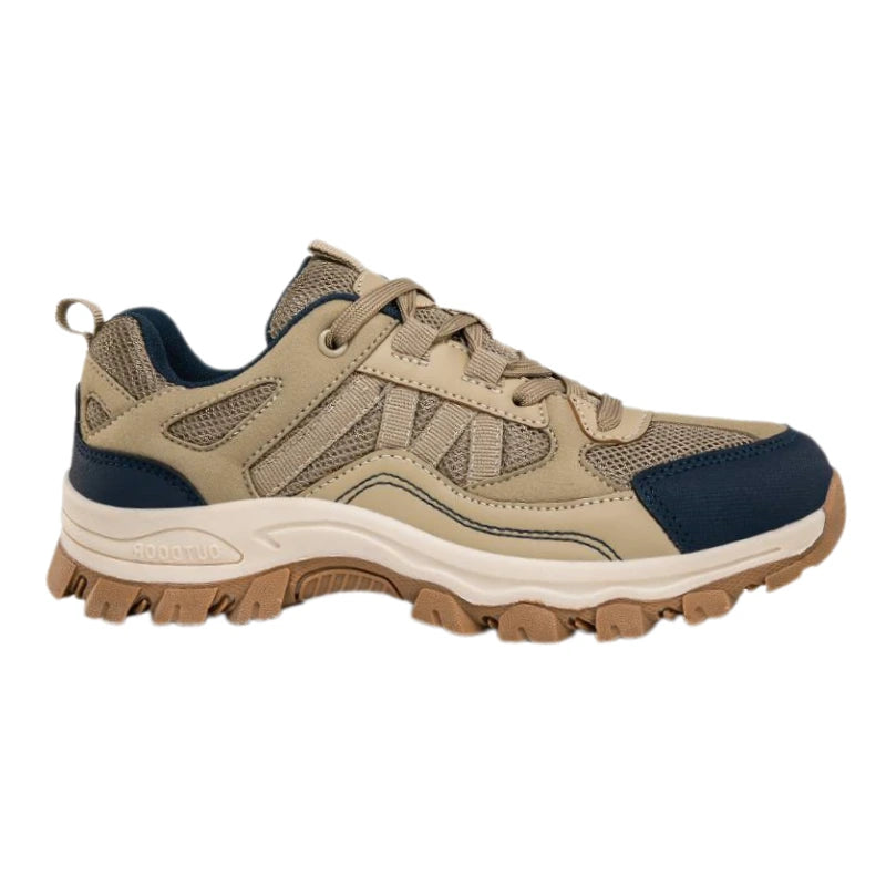 Dark Grey Orange Hiking Shoes