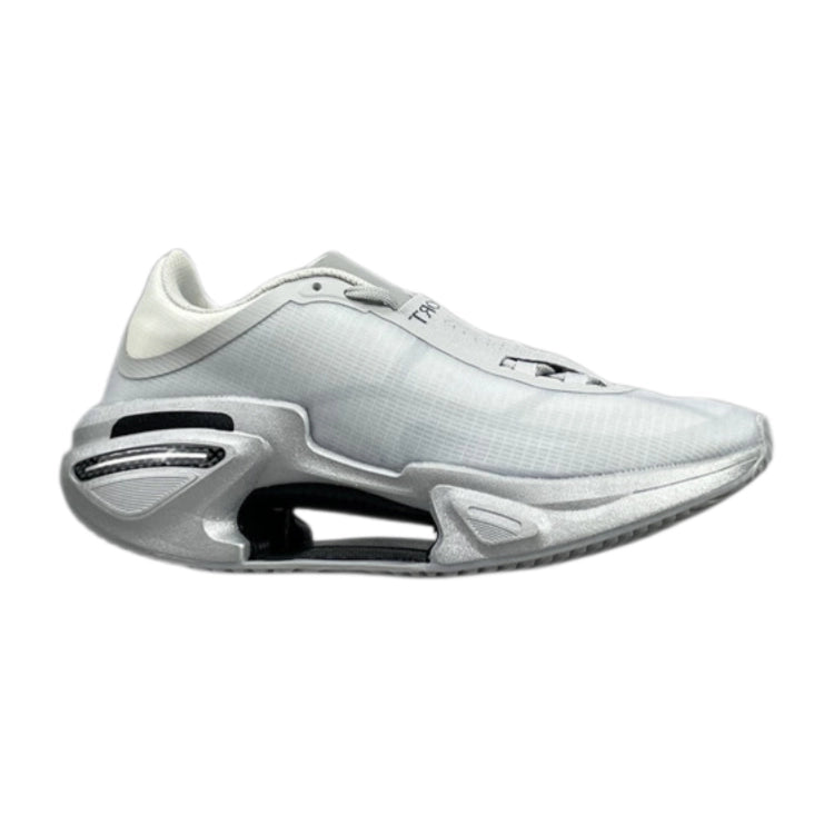 Silver Gray Techwear Running Shoes