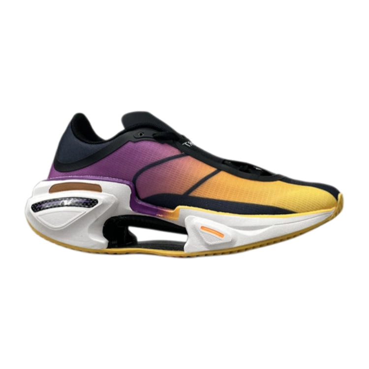 Purple Yellow Gradient Running Shoes