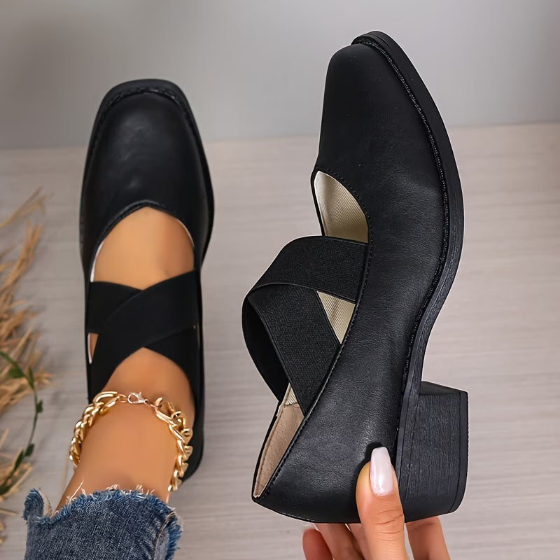 Foot comfort – Cross-strap Mary Jane shoes