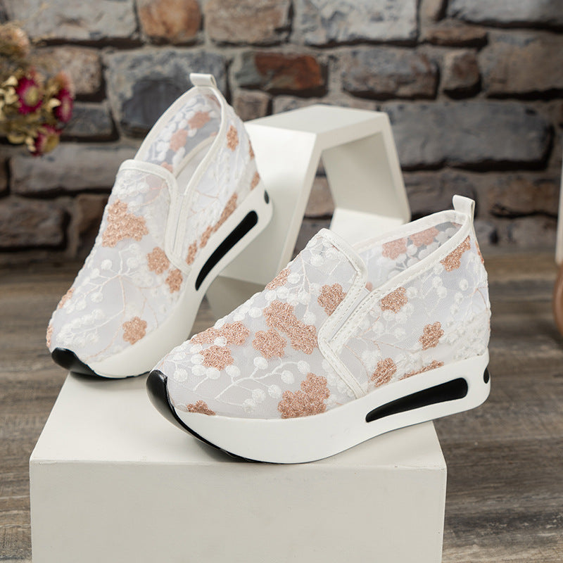 🔥Women's Stylish Floral Lace Platform Shoes